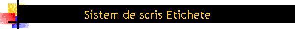 Sistem de scris Etichete